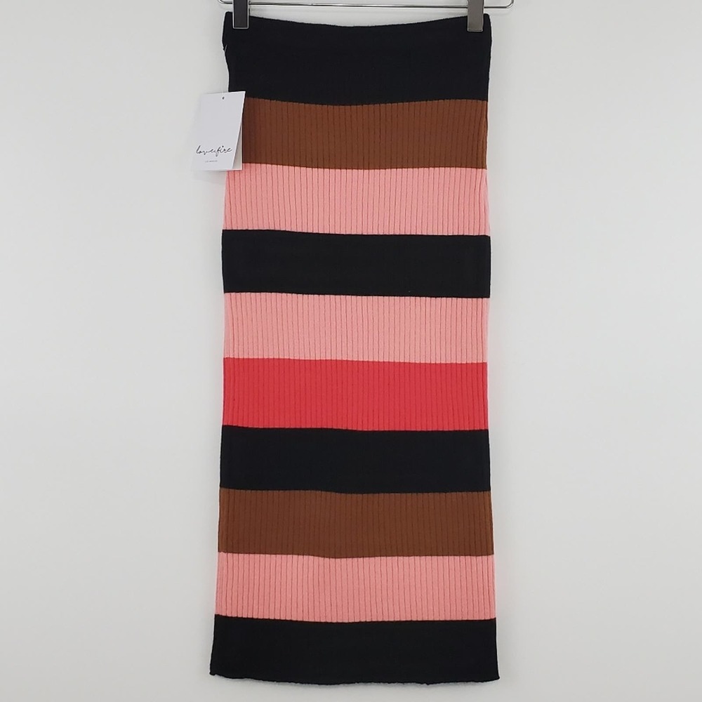 Love, Fire Ribbed Skirt - Picture 2 of 4